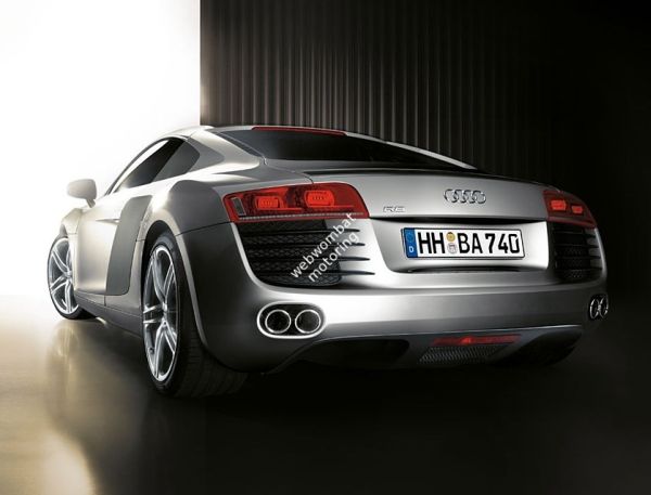 audi r8 rear